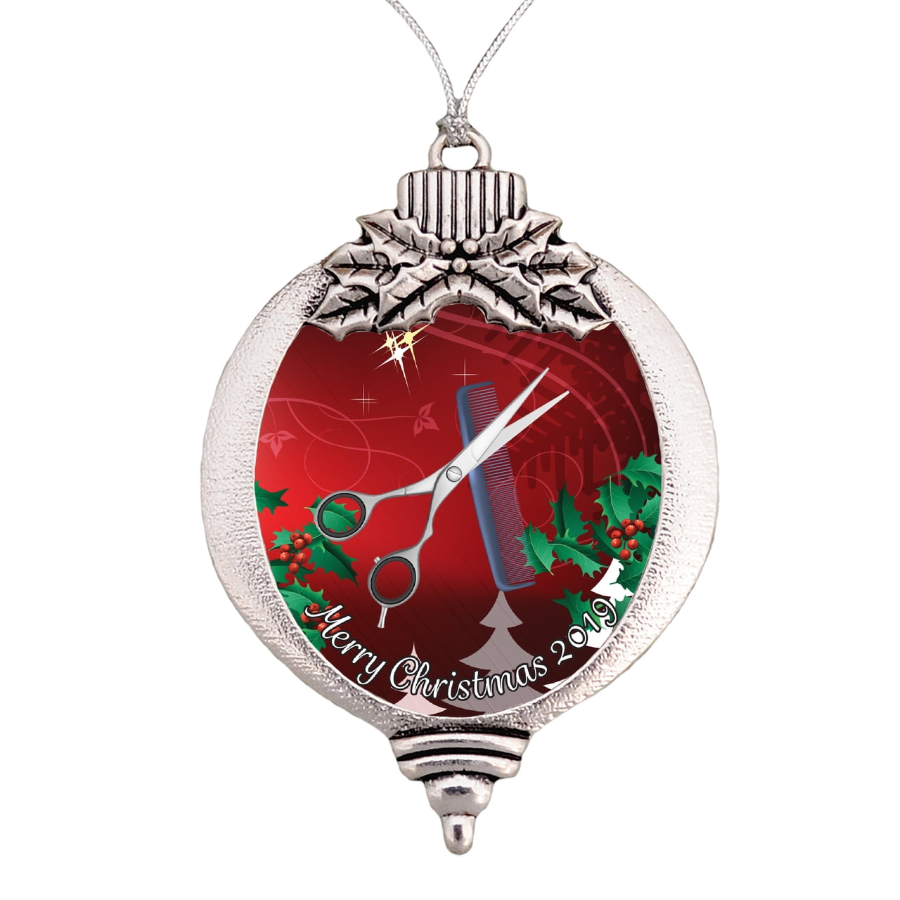 Hair Stylist Barber Merry Christmas 2021 Ornament Gift