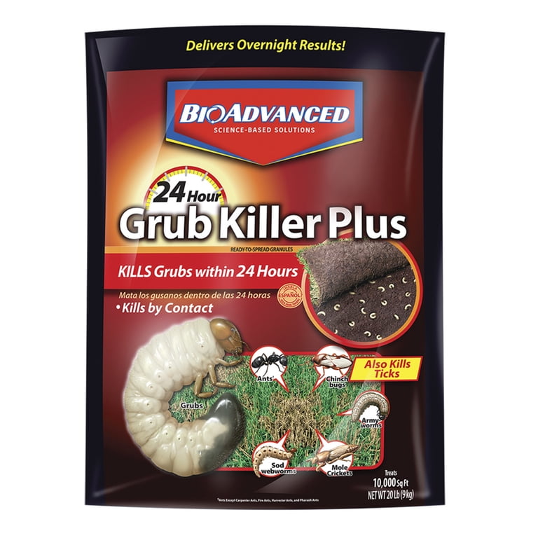 BioAdvanced 24 Hour Grub Killer Plus Granules, 20 Lb photo 1