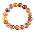 thumbnail image 1 of Pulsera de perlas redondas de cristal de inclusión natural de 11 mm, 1 of 2