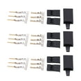 thumbnail image 1 of Terminales Macho Hembra De Servo Enchufe, Duraderos, Excelentes Terminales Desmontables Macho Hembra Chapados En Oro Integrados 11.042 Estables Para Piezas De Aeromodelismo ANGGREK Servo Plug Male Female Terminals, 1 of 8