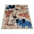 thumbnail image 3 of Rugsotic Carpets Hand Tufted, Kids Wool Area Rug, Beige, 5'x8', 3 of 5
