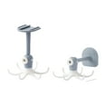 thumbnail image 1 of Under 10 Hooks Kitchen Utensil Hanger with 6 Hooks Shaped Under Cabinet Utensil Holder 360 Rotatable Kitchen Hooks Spoon Spatula Sponge Rack Space Saving Wall Hooks, 1 of 4