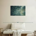 thumbnail image 2 of Elephant Stock Morning On The Seine 1898 Wall Art - Horizontal Canvas Wall Art - Living Room Wall Decor - Abstract Canvas - Teal And Green Decor By Claude Monet - 30" x 20", 2 of 4