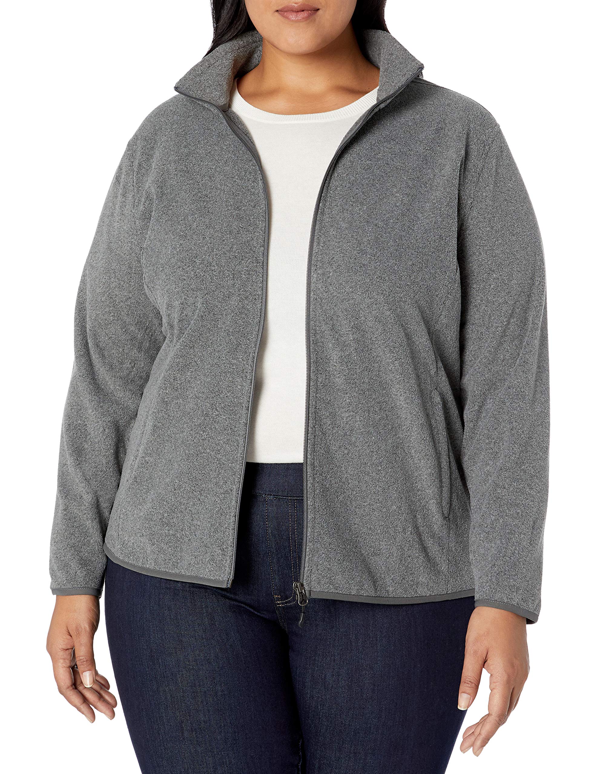 LIENRIDY womens Plus Size FullZip Polar Fleece Jacket Walmart Canada