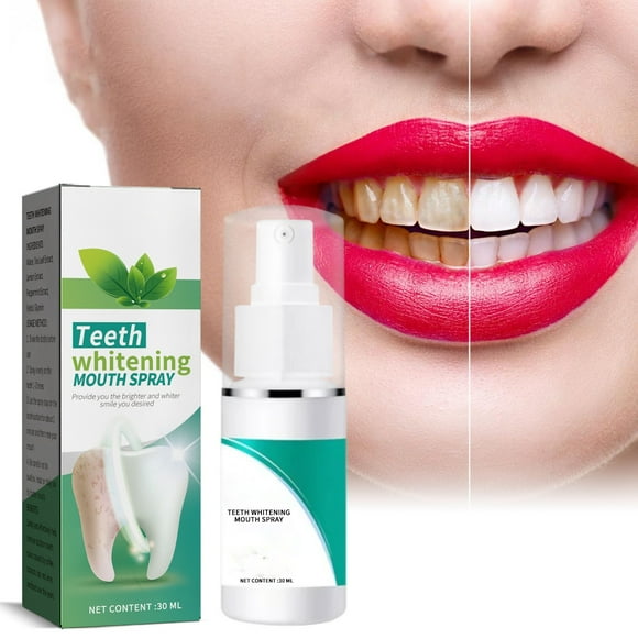 Clearance DHALL Opalescence Teeth Whitening Tooth Oral Spray Cleaning Tooth Stains Tooth Stones Fresh Breath Tooth Care Spray 30ml Teeth Whitening Strips Water Picks for Teeth Cleaning and Flossing