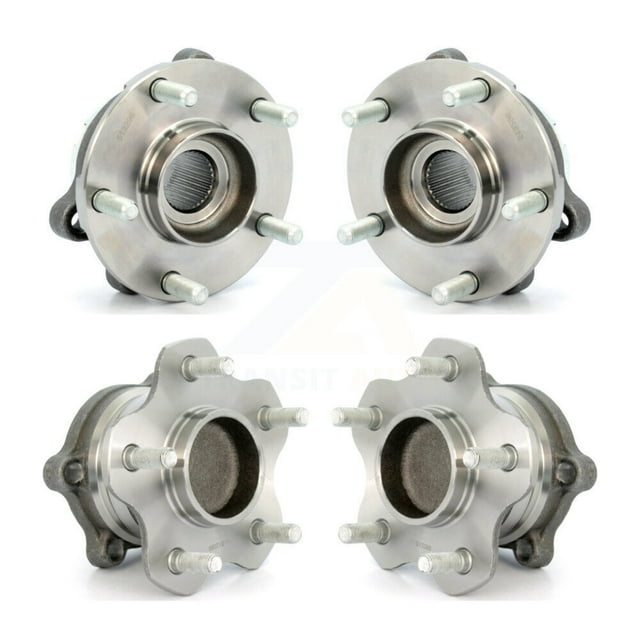 Kugel Front Rear Wheel Bearing & Hub Assembly Kit for Car Nissan Altima Pathfinder Murano INFINITI QX60 Maxima JX35 - Left Right Side (Driver Passenger) K70-101266