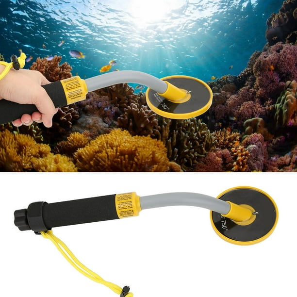 Detector De Metales Impermeable Pinpointer, Detector De Metales Subacuático De Mano Compacto Con Vibración Y Modo De Alarma De Luz LED Para Monedas Y Tesoros Para Oro Plata