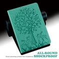 thumbnail image 5 of Allytech Slim Case for Samsung Galaxy ab A8 10.5" SM-X200 X205 X207 2022 Released, Slim Tree Deer Pattern Auto Sleep Wake Flip Stand Hand Strap Cards Slots Shockproof Case Cover for Girls Women -Green, 5 of 6