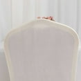 thumbnail image 4 of BalsaCircle Ivory Fitted Spandex Stretchable Banquet Chair Cover Ruffle Pleated Skirt Party Events Decorations, 4 of 8