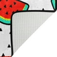 thumbnail image 4 of SKYSONIC Lightweight Soft Area Rugs Watermelon Slices with Seeds White Floor Mat Doormat for for Rooms Entrance Hardwood Floor Living Room Nursery Rugs, 31x20 inch, 4 of 6