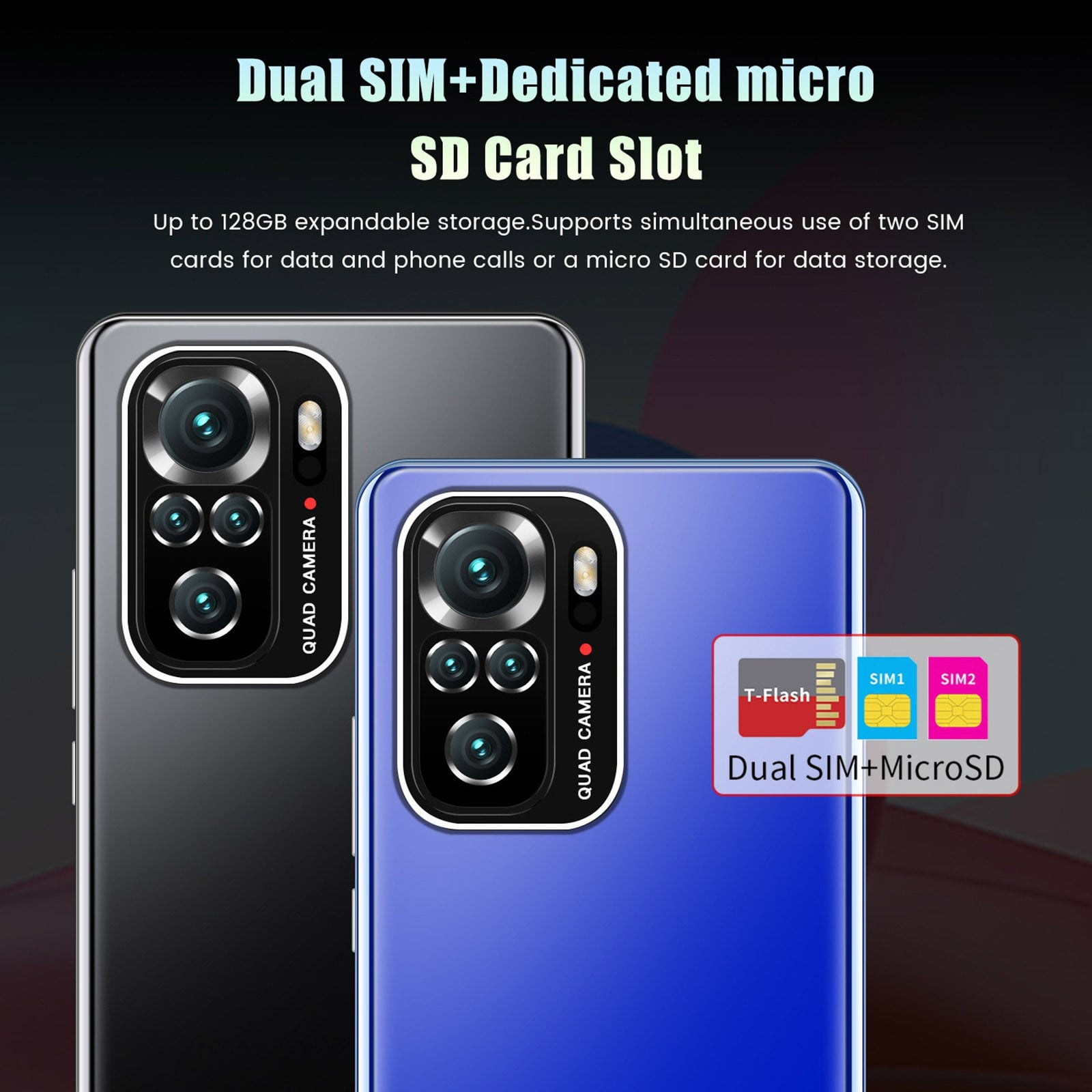 FYTPOV Android Phone, Note10 Smartphone Android Telephone Cellphone 5.0Inch 3G Smartphone 1GB RAM 4GB ROM, Cell Phones Unlocked