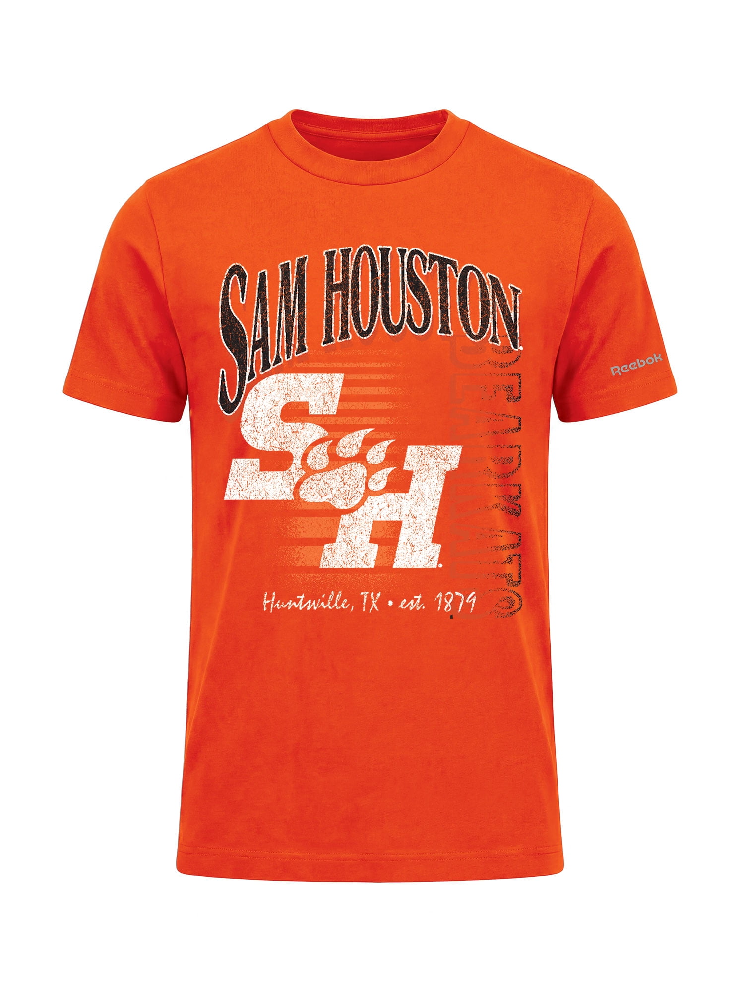 Sam Houston State Bearkats Reebok Mens Crew Neck Short Sleeve T-Shirt