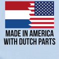 thumbnail image 2 of CafePress - Made In America With Dutch Parts Body Suit - Long Sleeve Cotton Baby Bodysuit, 2 of 4