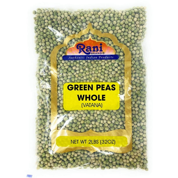 Rani Green Peas Whole, Dried (Marrowfat Peas, Vatana, Matar) 2lbs (32oz