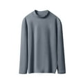 thumbnail image 2 of Dxzfnsa Fashion Women's Winter Long Sleeve Round-Neck Comfy Solid Regular Tank Womens Fall Clothes Gray-3XL, 2 of 5