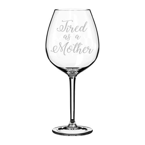 funny mom wine glass
