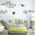 thumbnail image 2 of TERGAYEE Birds Trees Wall Sticker,DIY Removable Wall Art Decal Mural Peel and Stick Wallpaper for Bedroom,Farmhouse,Living Room and Decor Black, 2 of 5