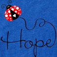 thumbnail image 2 of CafePress - Ladybug Hope - Cute Infant Baby Football Bodysuit, 2 of 3