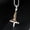 B, variant on Men's Stainless Steel Upside Down Cross Necklace for Men Inverted Pendant Chain-A