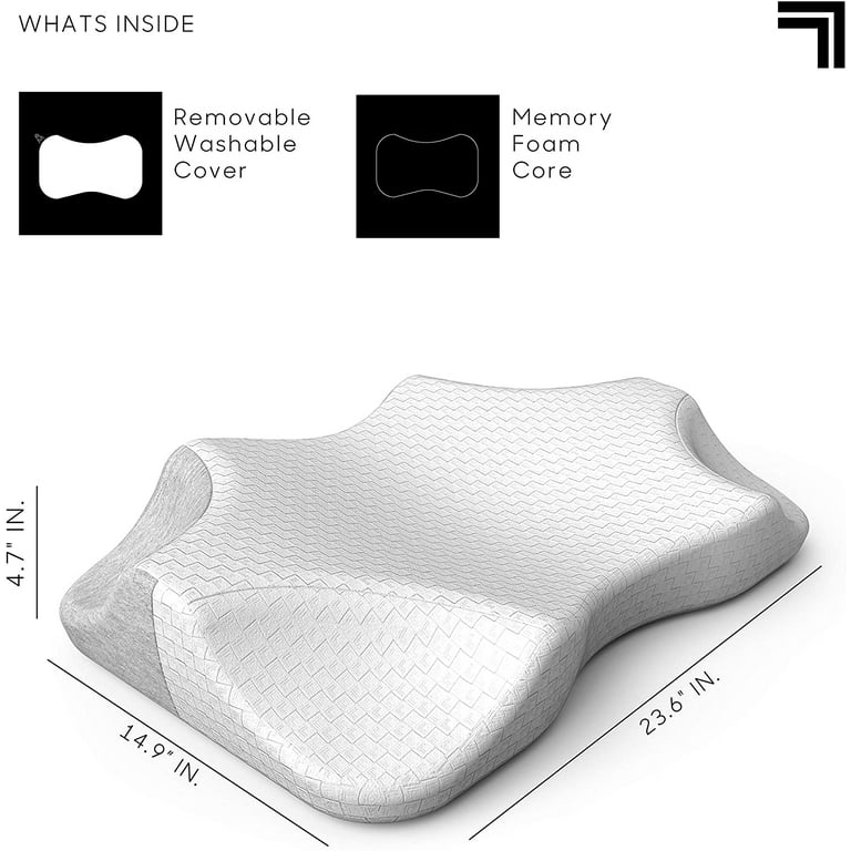 Sharper Image Responsive Memory Foam Pillow Designed for Side