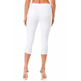 thumbnail image 6 of Jvini Women's High Waist Stretch Jean Style Capris Pull On Skinny Capri Jeggings Elastic Waist Size S-3XL Inseam 20", 6 of 7