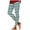 Dark Green, variant on COMVALUE Women's Leggings Striped Tights High Waist Elastic Waistband Party Yoga Stirrup Pants Dark Green Size S