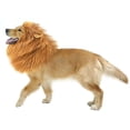 thumbnail image 1 of Disfraz de melena de león para perro, peluca para fiesta de mascotas grandes, ropa elegante para el cabello con oreja Feliz Sencillez, 1 of 4