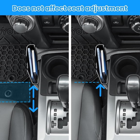 3PCS Center Console Organizer Compatible with Toyota 4Runner 2024 2023 2022 2021 2020 2019-2010 Glove Box Organizer Gear Shift Tray Armrest Storage Box