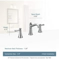 thumbnail image 3 of Moen Belfield Chrome Two-Handle Faucet, 3 of 7