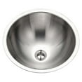thumbnail image 1 of Houzer CRO-1620-1 Opus Series Conical Undermount Stainless Steel Lavatory Sink with Overflow, 1 of 1