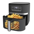 thumbnail image 2 of Kitchen Elite 5 Qt Digital Air Fryer, Countertop Nonstick Basket Oven, Black, 2 of 8