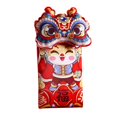 thumbnail image 4 of GUOOL New Year Red Envelopes Hong Bao 2024 Year of The Dragon Cloth Hongbao Red Packets Lucky Money for Graduation Wedding Birthday Close Eyes 13x22cm, 4 of 9