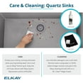 thumbnail image 6 of Elkay Elxru13322 Quartz Luxe 33" Undermount Single Basin Quartz Composite Kitchen Sink -, 6 of 7