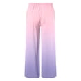 thumbnail image 5 of Gyexs Baggy Jeans for Girls Wide Leg Elastic High Waist Dress Pants Baggy Kids Trousers Y2k Streetwear Clothes Z09 Pink, 6-7 Years, 5 of 6