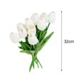 thumbnail image 4 of Ramo de tulipanes artificiales, decoración de jardín para el hogar, accesorios de fotografía Baoblaze Ramo de tulipanes, 4 of 8