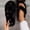 Black, variant on Fluffy Slippers for women Bow Plush House Slippers Open Toe Cross Band Bedroom Slippers Home Lounge Spa Cozy Indoor Daily Footwear
