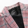 thumbnail image 5 of oqasdz Mens Blazer Casual Buckle Printed Fashion Soft Work formal Warm Business Wedding Party Banquet Coat Top,Size S, 5 of 9