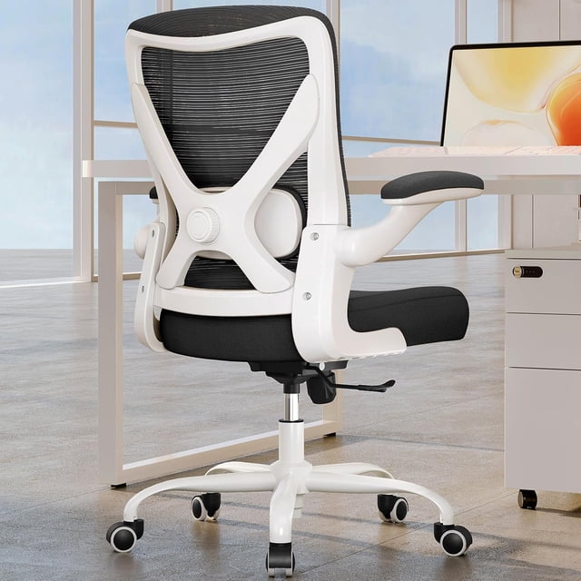 Ergonomic Office Chair - X-Shaped Computer Desk Chairs Comfy Mesh -Back Gaming Chair with Adjustable Lumbar Support Executive Task Chair for Adults Comfortable for Long Hours