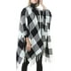 thumbnail image 4 of Poncho tipo capa abierto con frente cálido para mujer, chales con bloques de color, cárdigan de invierno, ponchos estampados para mujer, 4 of 5