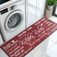 thumbnail image 4 of Farmhouse Kitchen Area Rugs Non Slip Kitchen Rugs and Mats Washable Kitchen Mats for Kitchen Floor Mat Carpet Runner Area Rug for Hallway Laundry Decor 17"x47", 4 of 6