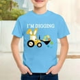thumbnail image 2 of LUOGENLI Comfort Boys Planet Printed Casual Crew Neck Short Sleeved T-Shirt Little Boys Summer Planet Printed Boys Casual T Shirt Tops Boys Shirts 2-Sky Blue Size 6-7 Years, 2 of 4