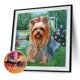 thumbnail image 1 of Kit de bordado de punto de cruz de perro encantador de pintura de diamante de taladro completo DIY 5D Likrtyny decoración de arte, 1 of 9