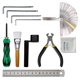 thumbnail image 2 of 12pcs Set Guitar Re Tool Kit Guitar Setup Kit Rep Tools, 2 of 5