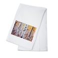thumbnail image 1 of Flagstaff, Arizona, Aspen Trees, Fall Colors (100% Cotton Tea Towel, Decorative Hand Towel, Kitchen and Home), 1 of 3