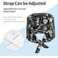 thumbnail image 4 of Working Cap Scrub Cap with Sweatband Adjustable Unisex Women Tie Back Hat Nurse Surgical Caps, 4 of 7