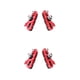 thumbnail image 4 of Eigraketly 1 par de piezas de bloque de freno de pastillas de freno accesorio de repuesto profesional pieza de bicicleta de actualización para reparación Negro rojo 2piezas Eigraketly CBP226758, 4 of 5
