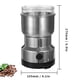 thumbnail image 4 of Molino eléctrico para granos y especias - Acero inoxidable, 150W, capacidad 400ml, ideal para café y hierbas - Incluye manual, tamaño compacto (17.5x10.5cm) - Perfecto para regalo o uso en casa., 4 of 4