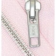 thumbnail image 1 of 11" Jacket Zipper, YKK #5 Aluminum Metal ~ Medium Weight ~ Separating ~ 512 Lite Pink (1 Zipper/pack), 1 of 1