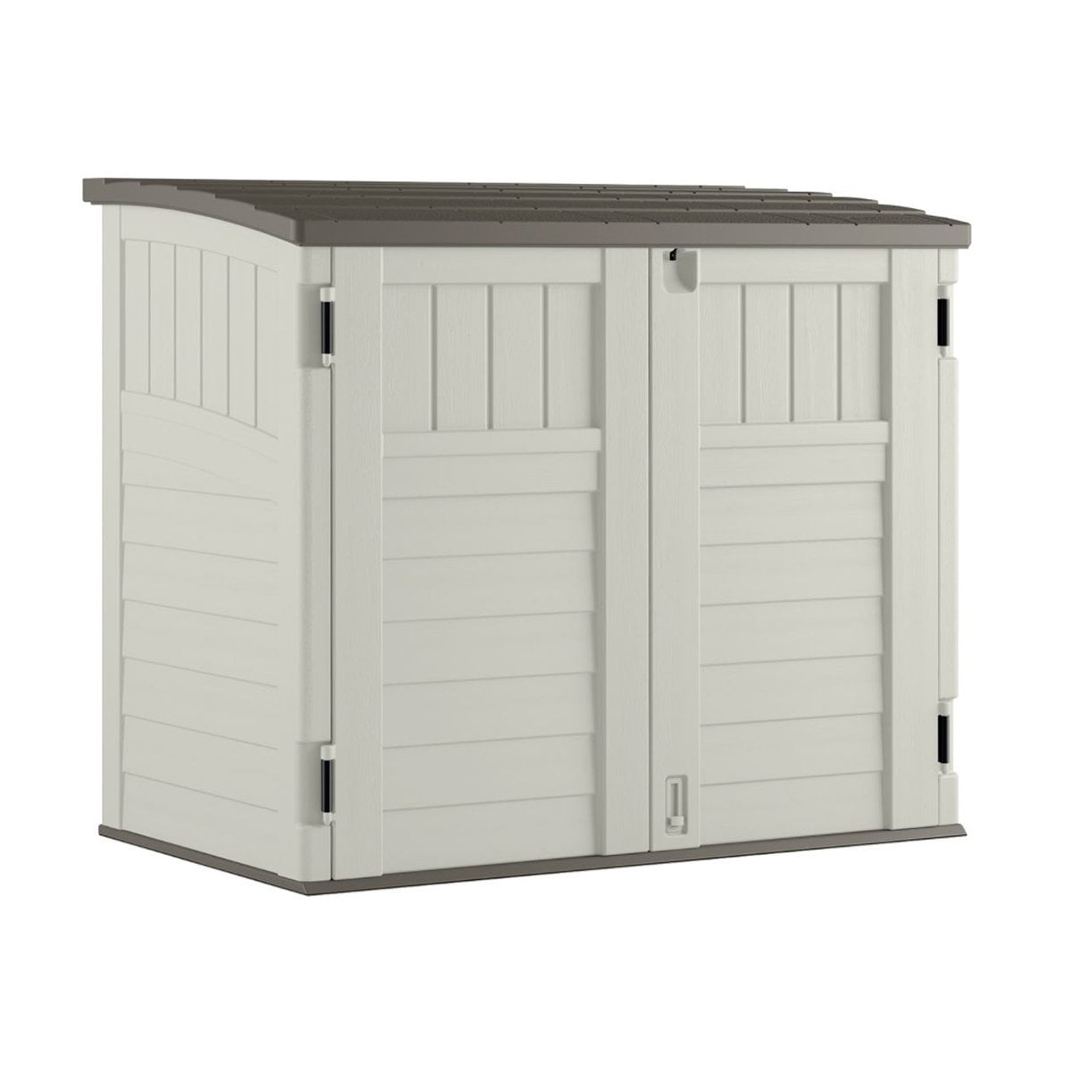 Suncast 34 Cubic Feet Horizontal Backyard Storage Stow Away Shed