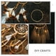 thumbnail image 2 of 10 Uds. Atrapasueños anillos de hierro aros de hierro para fiesta DIY artesanía anillos de hierro marco para hacer coronas, 2 of 6
